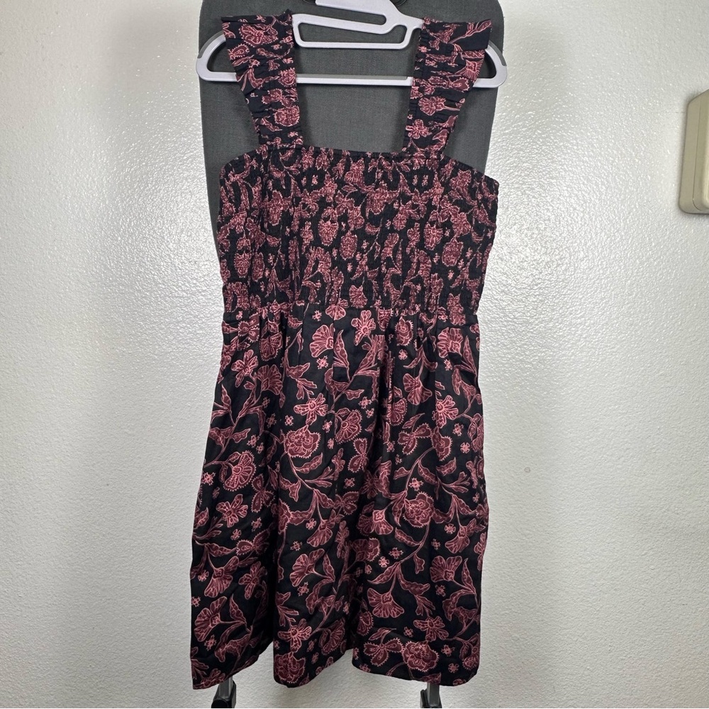 Floral Black and Pink‎ Women's Dress